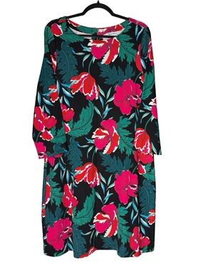 tommy bahama cotton clip embroidered tier dress Tommy Bahama Women's Cotton Clip Embroidered Tier Dress, Black, XS